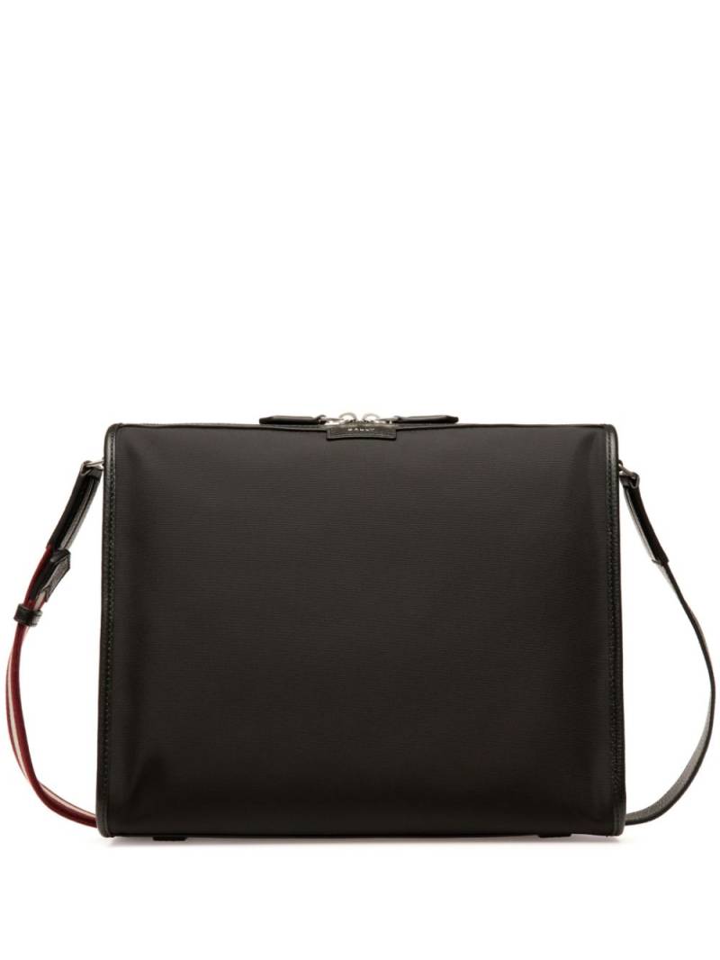 Bally Code canvas messenger bag - Black von Bally