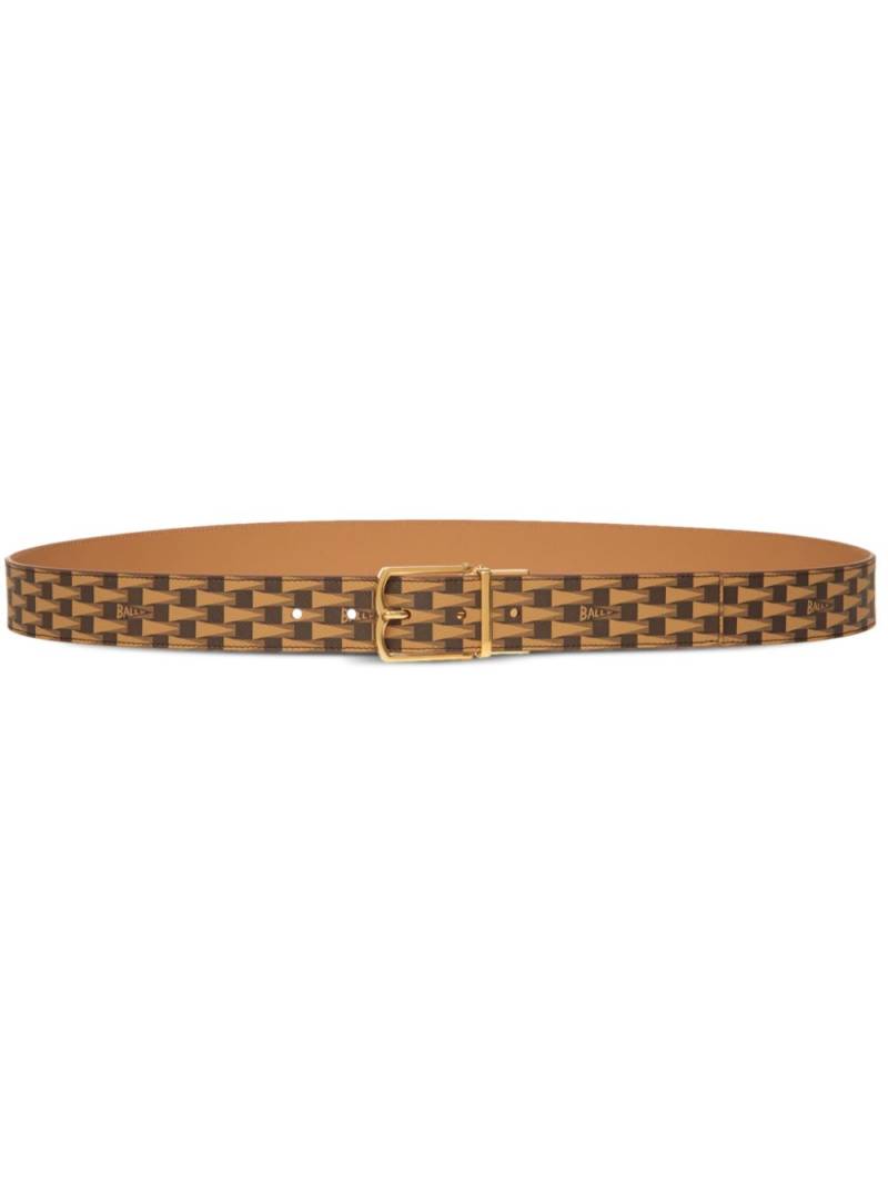 Bally Country 35 monogram belt - Neutrals von Bally