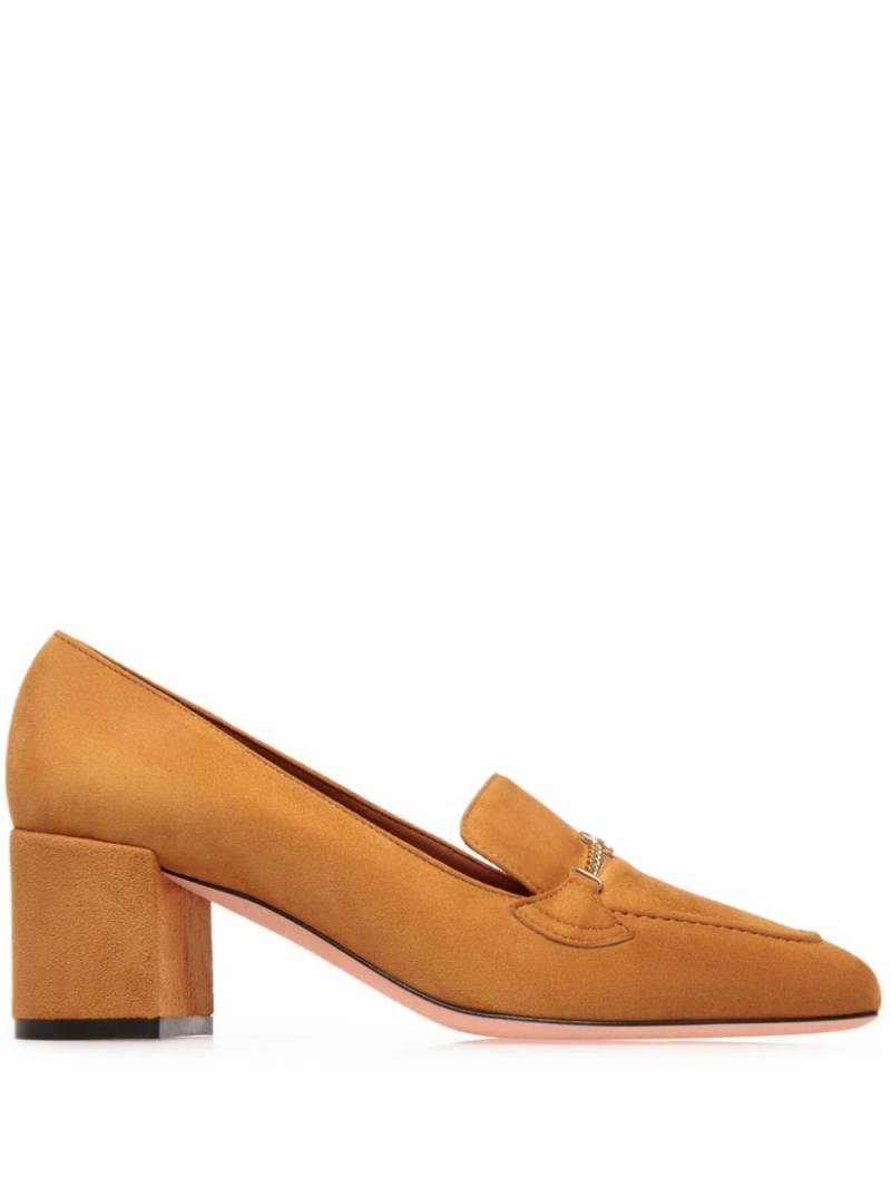 Bally Daily Emblem 50mm suede pumps - Orange von Bally