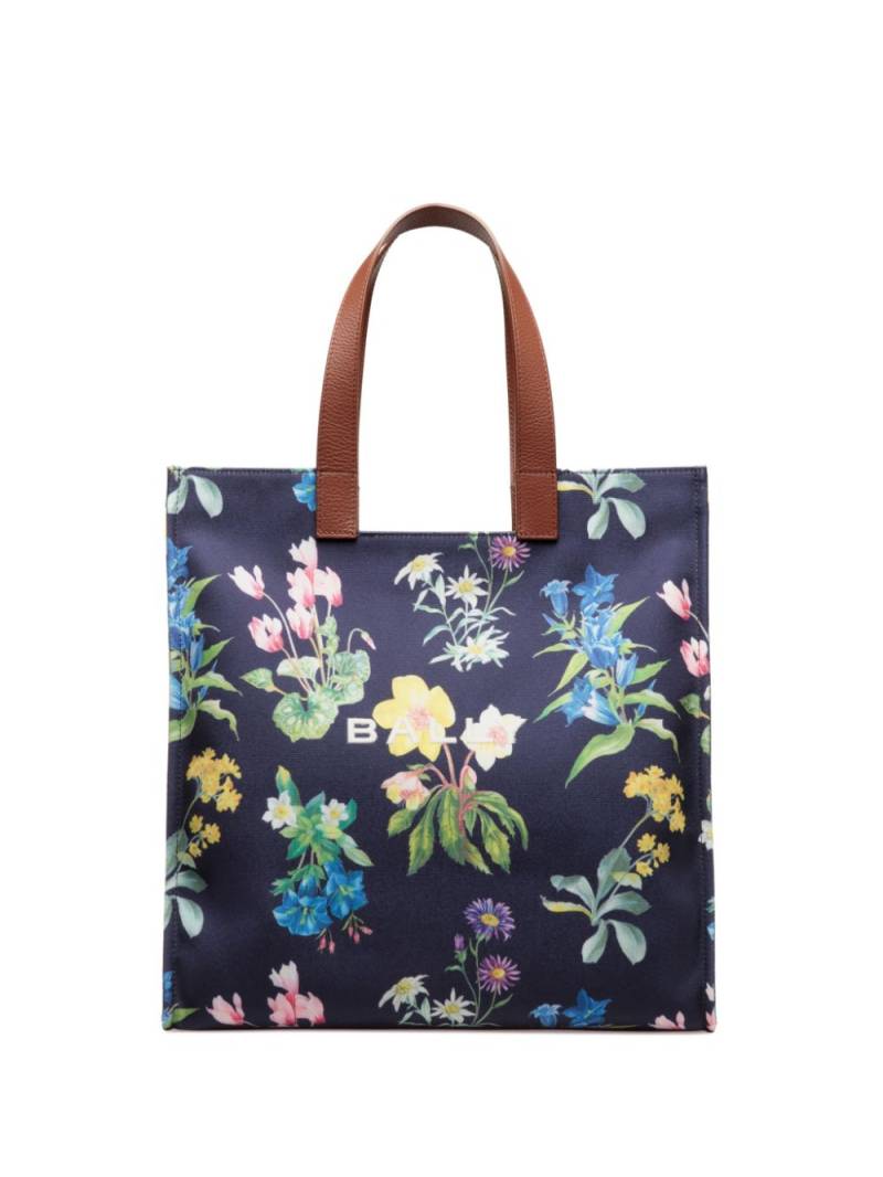 Bally Easy floral print tote bag - Blue von Bally