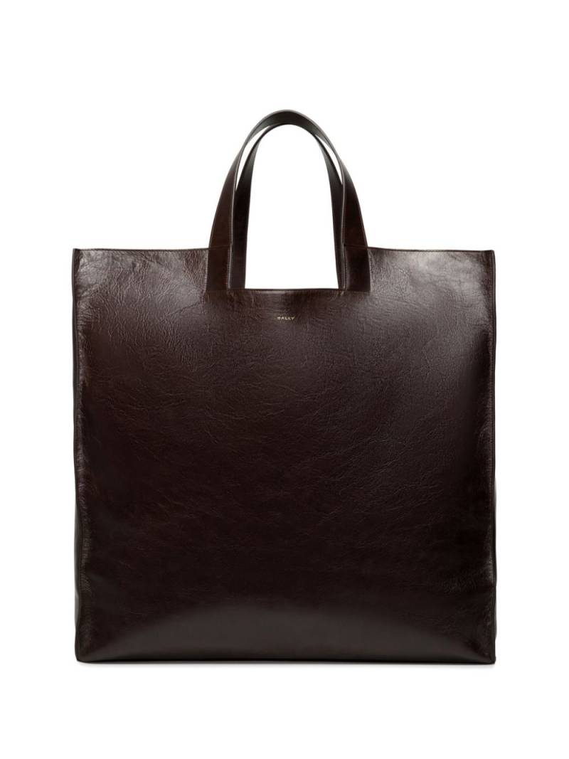 Bally Easy leather tote bag - Brown von Bally