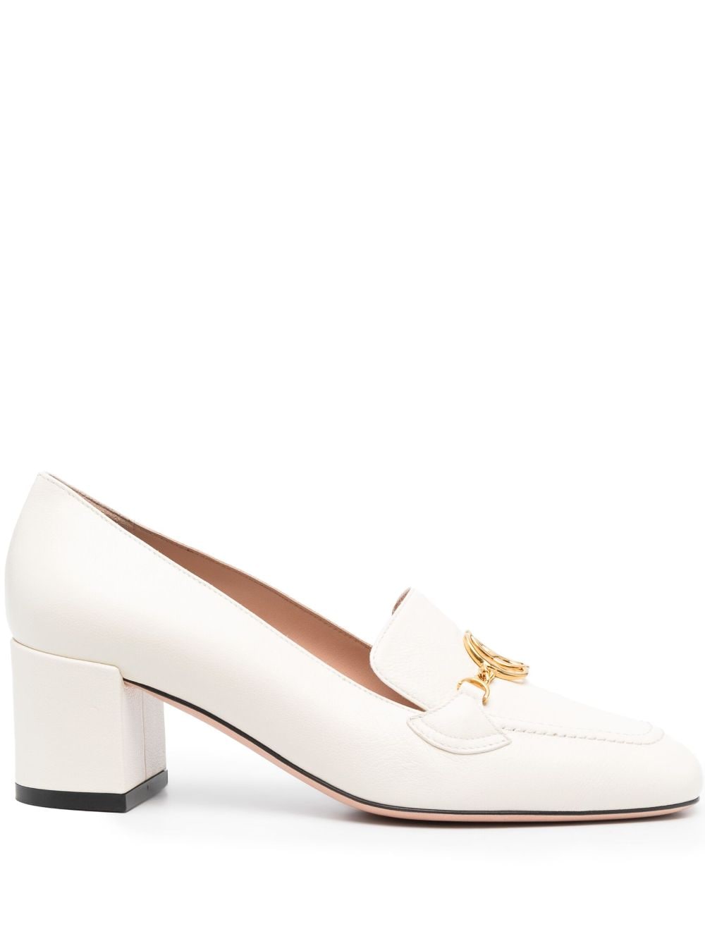 Bally Ellyane 50mm leather pumps - White von Bally