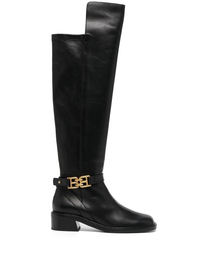 Bally Eloire leather long boots - Black von Bally