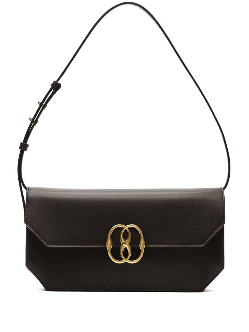 Bally Emblem leather shoulder bag - Black von Bally