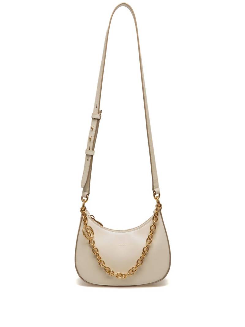 Bally Emblem logo-charm leather crossbody bag - Neutrals von Bally