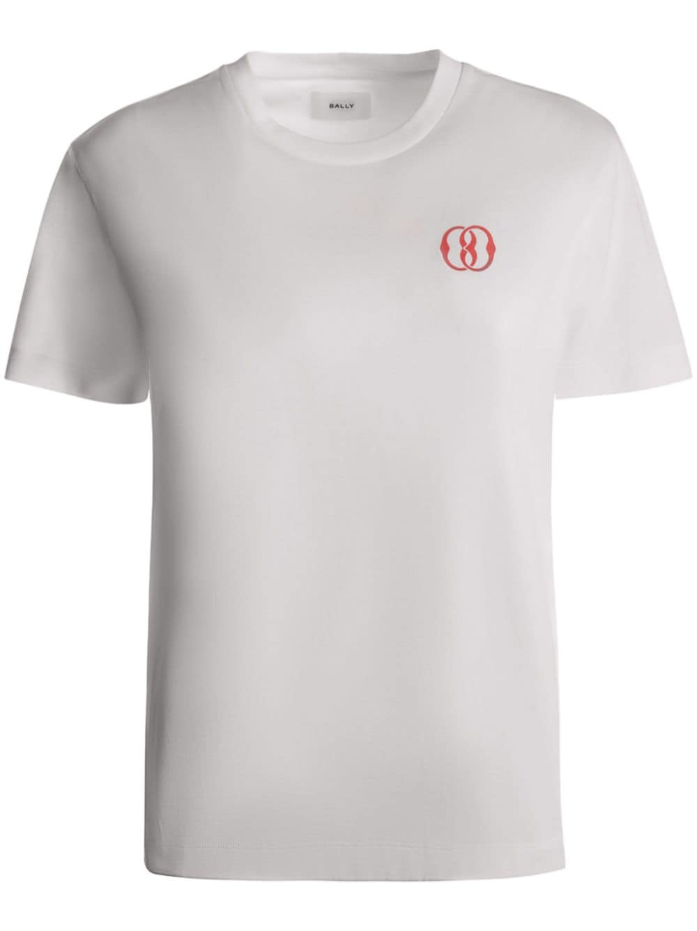 Bally Emblem-print short-sleeve T-shirt - White von Bally