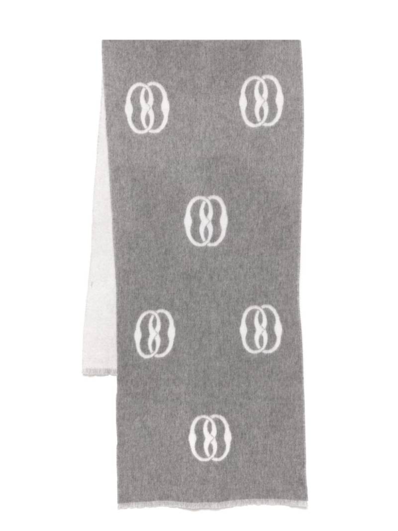 Bally Emblem scarf - Grey von Bally