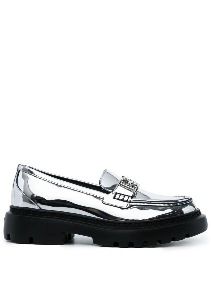 Bally Gioia chunky leather loafers - Silver von Bally