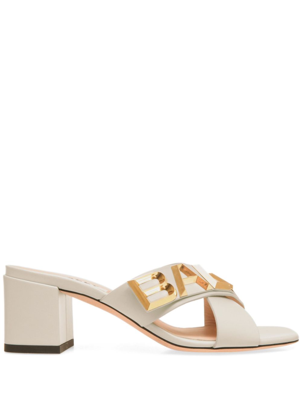 Bally Larise 55mm leather mules - White von Bally