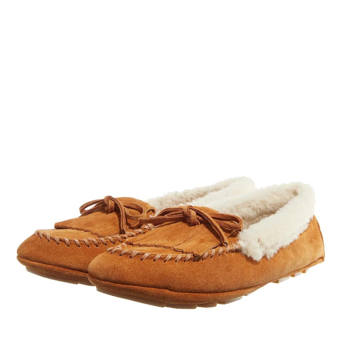 Bally Loafer - Klemp-Fur - Gr. 36 (EU) - in Cognacbraun - für Damen von Bally