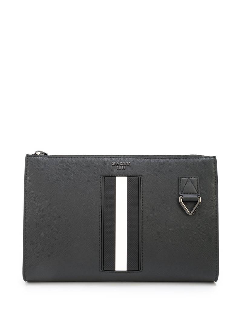 Bally Makid leather clutch bag - Black von Bally