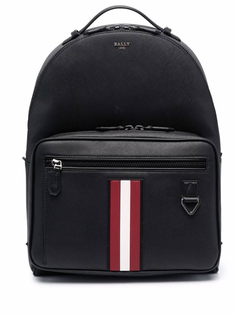 Bally Maverick recycled-leather backpack - Black von Bally