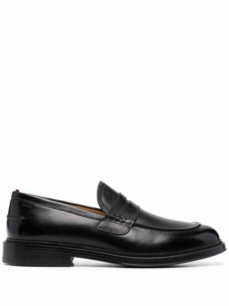 Bally Nitus slip-on leather loafers - Black von Bally