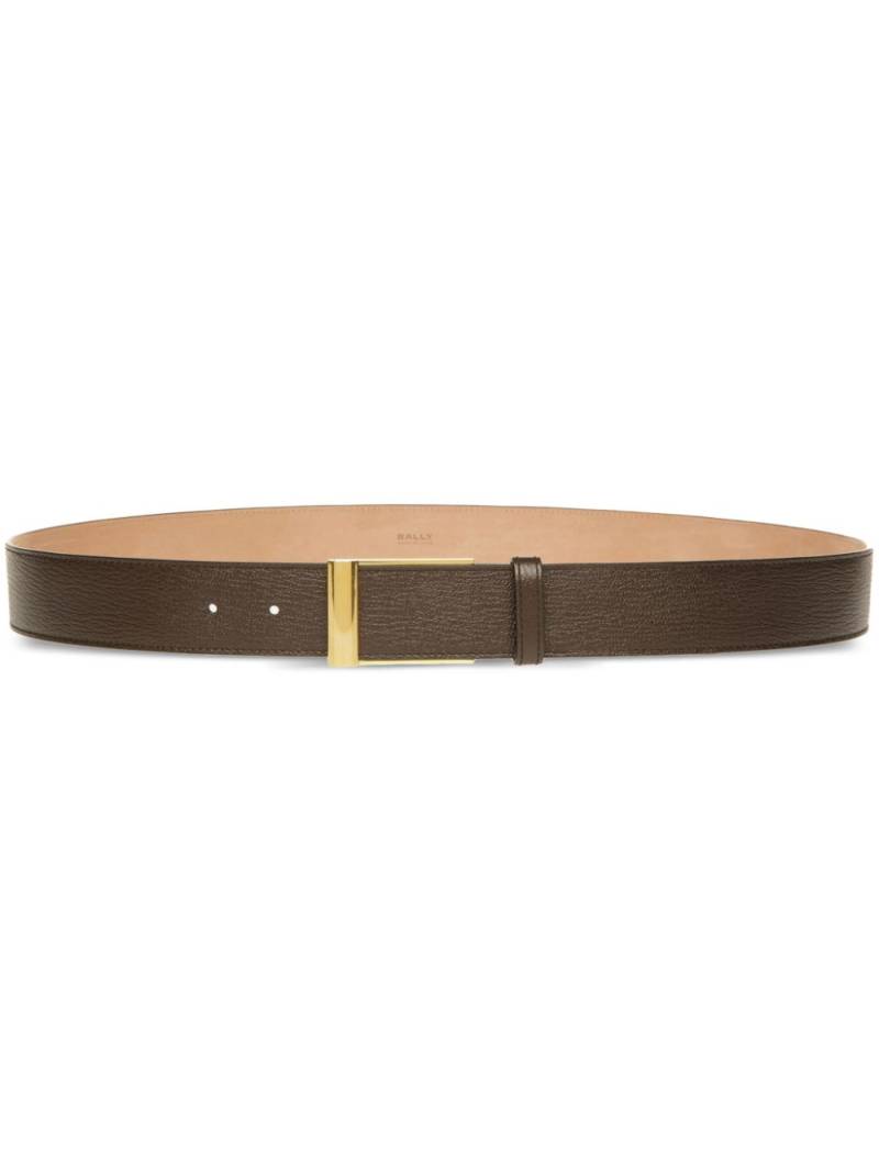 Bally Outline grained-texture belt - Brown von Bally