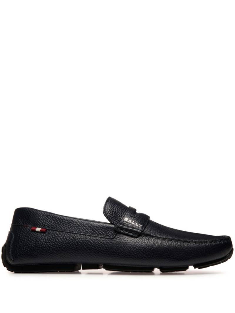 Bally Palsy grained-leather loafers - Black von Bally