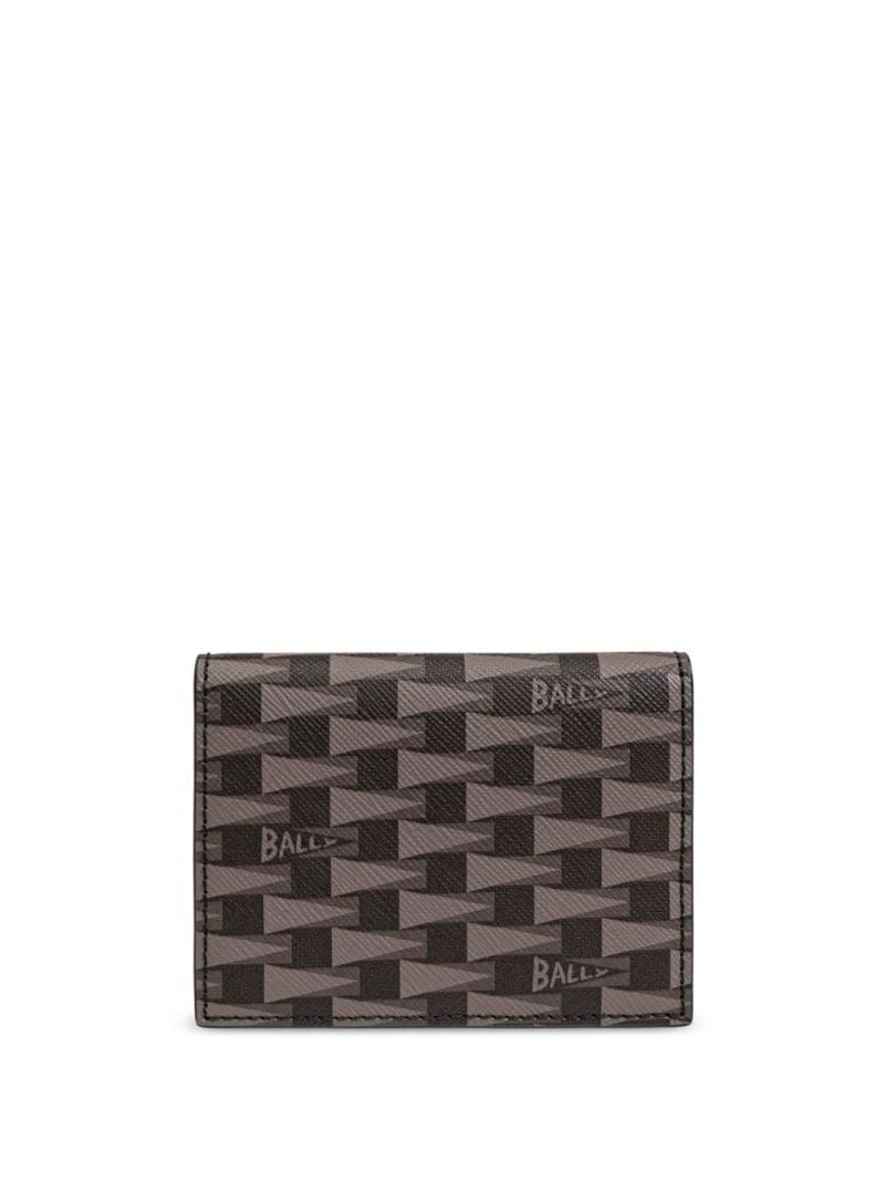 Bally Pennant-print leather wallet - Brown von Bally