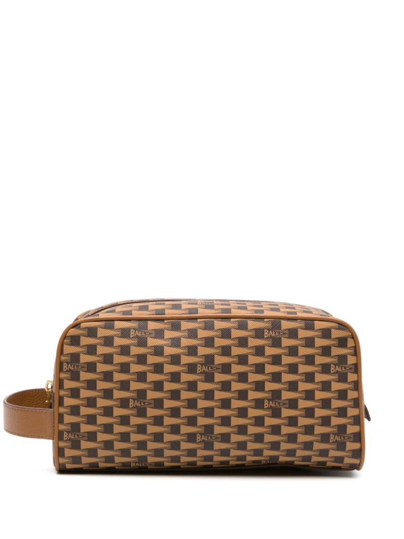 Bally Pennant wash bag - Neutrals von Bally