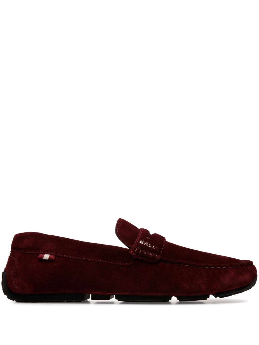 Bally Pilot Driver suede loafers - Red von Bally