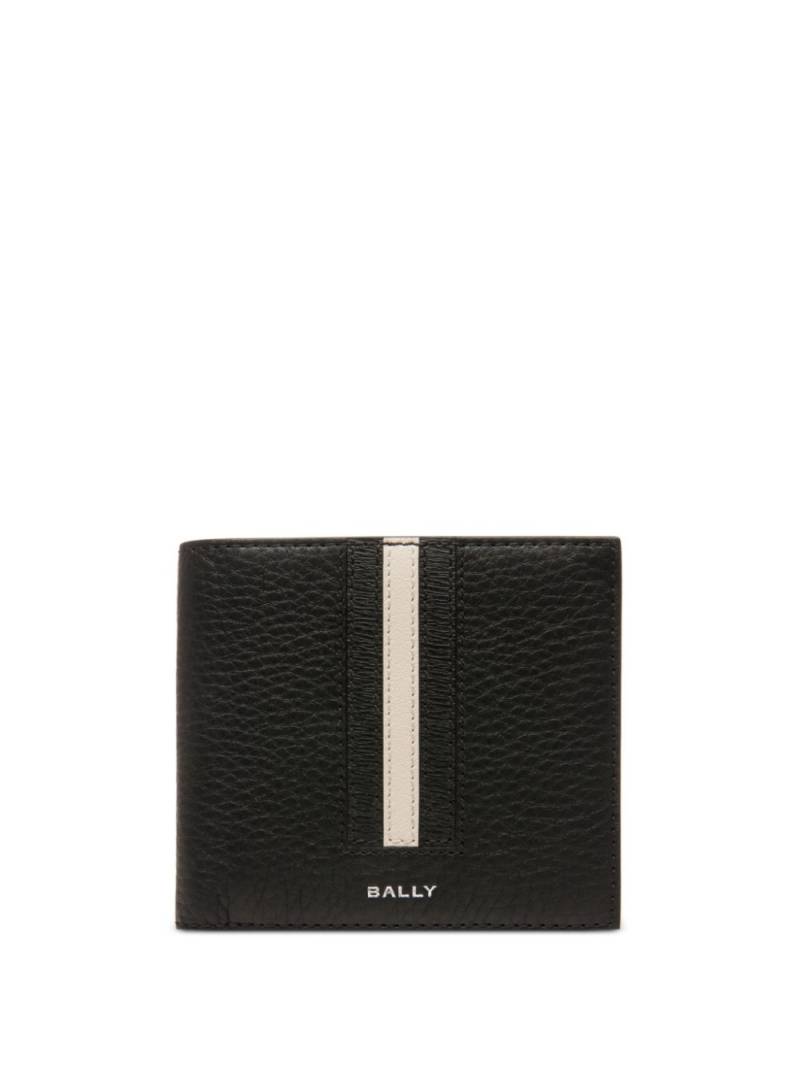 Bally Ribbon leather bifold wallet - Black von Bally