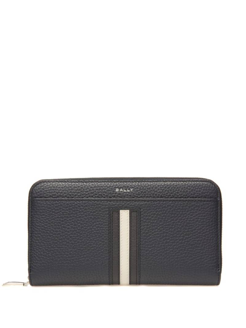 Bally Ribbon logo-print wallet - Blue von Bally