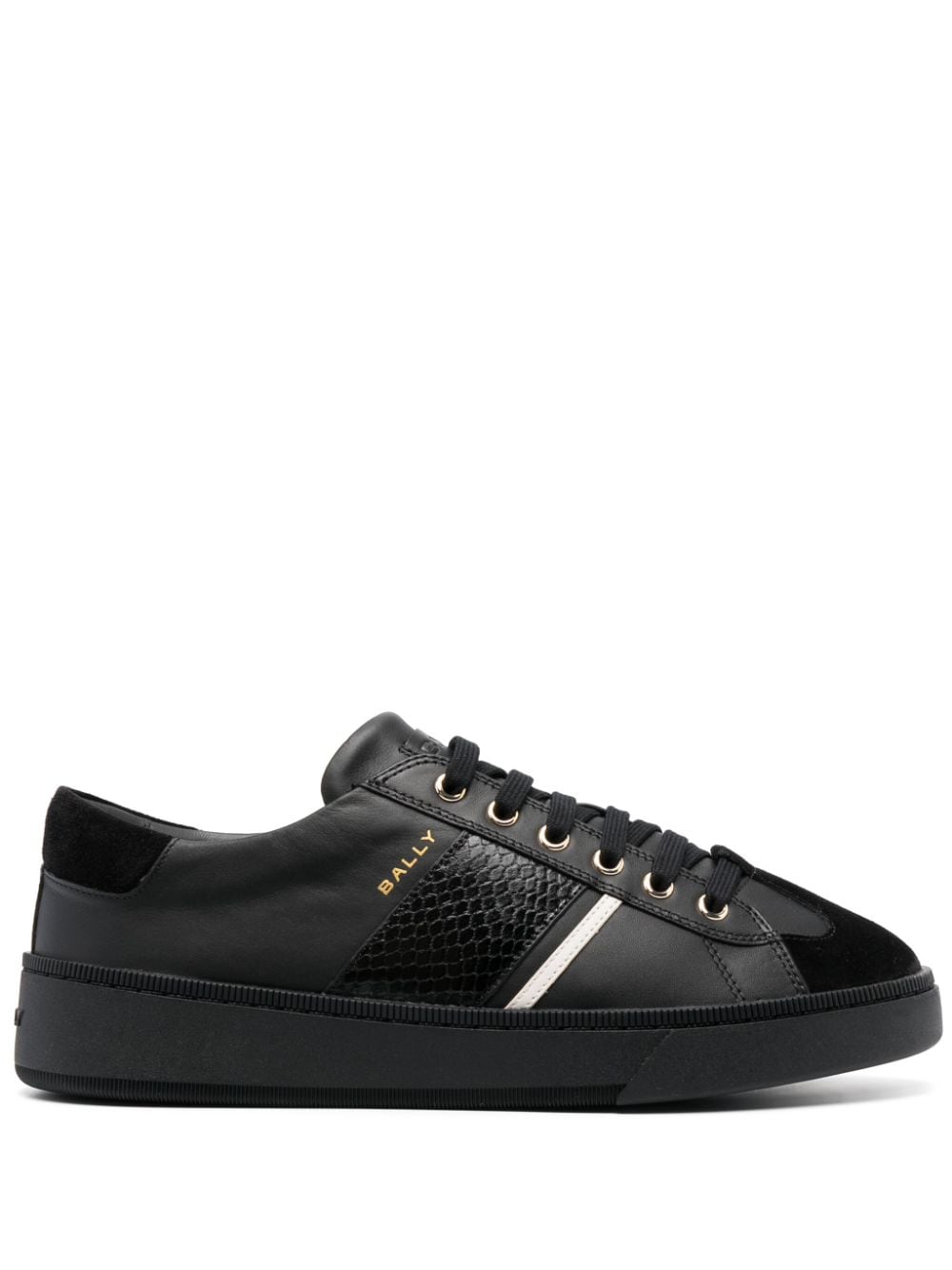 Bally Roller P low-top leather sneakers - Black von Bally