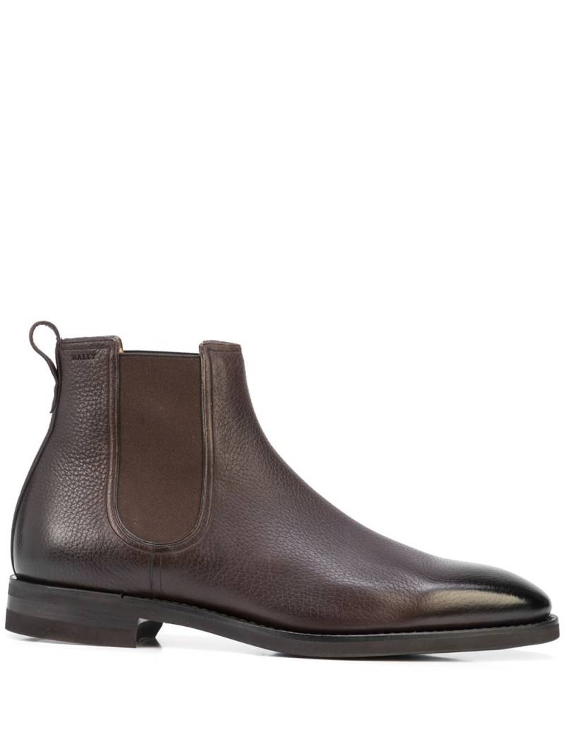 Bally Scavone leather ankle boots - Brown von Bally