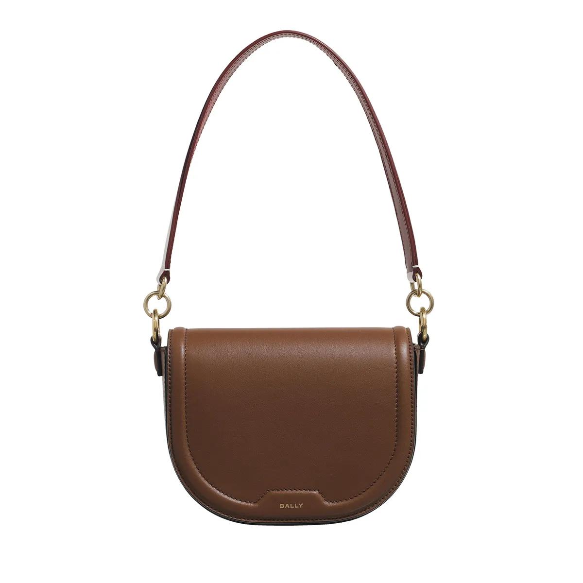 Bally Schultertasche - Code Flap - Gr. unisize - in Braun - für Damen von Bally