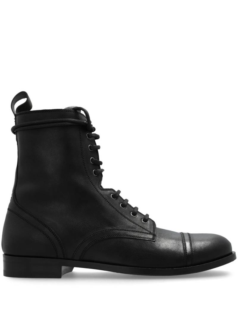 Bally ankle leather boots - Black von Bally