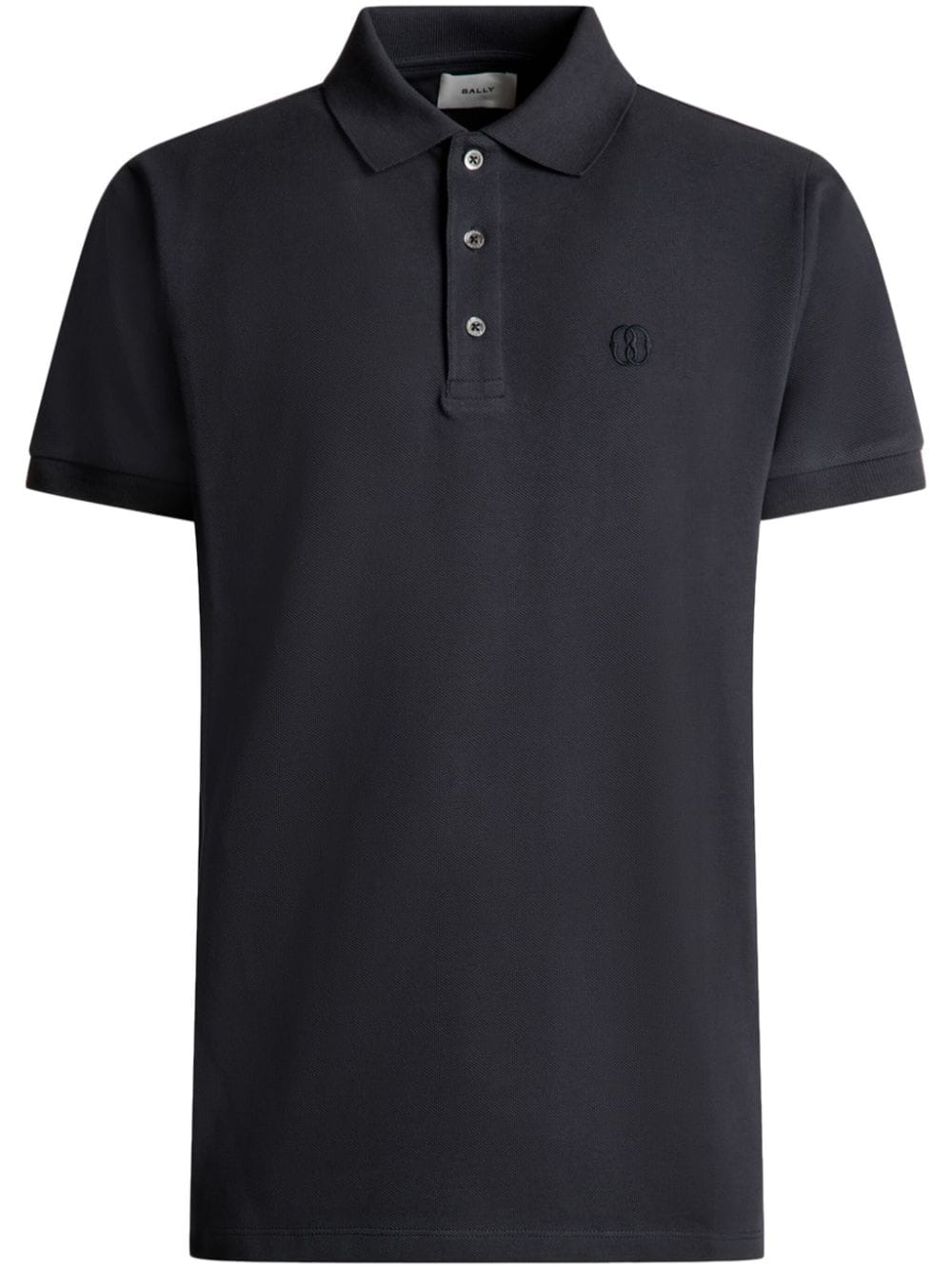 Bally button-fastening cotton polo shirt - Blue von Bally