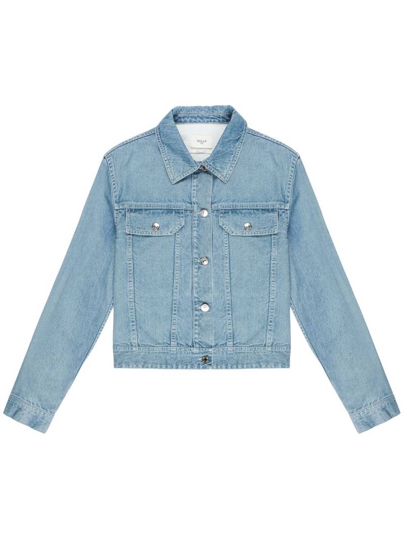 Bally buttoned washed-denim jacket - Blue von Bally