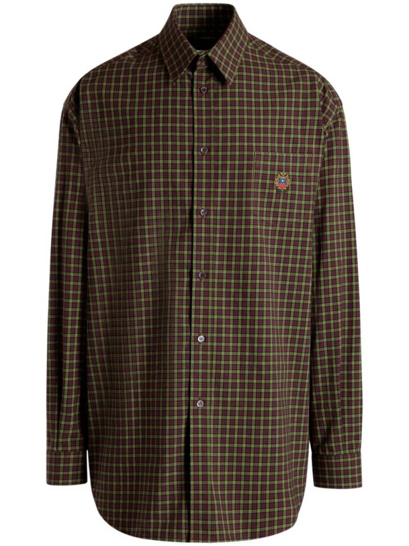 Bally check-pattern shirt - Pink von Bally