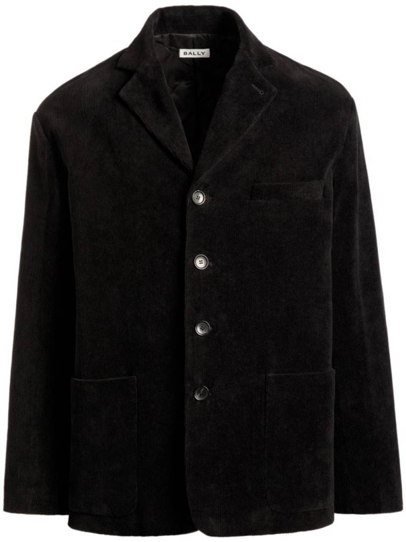 Bally corduroy blazer - Black von Bally