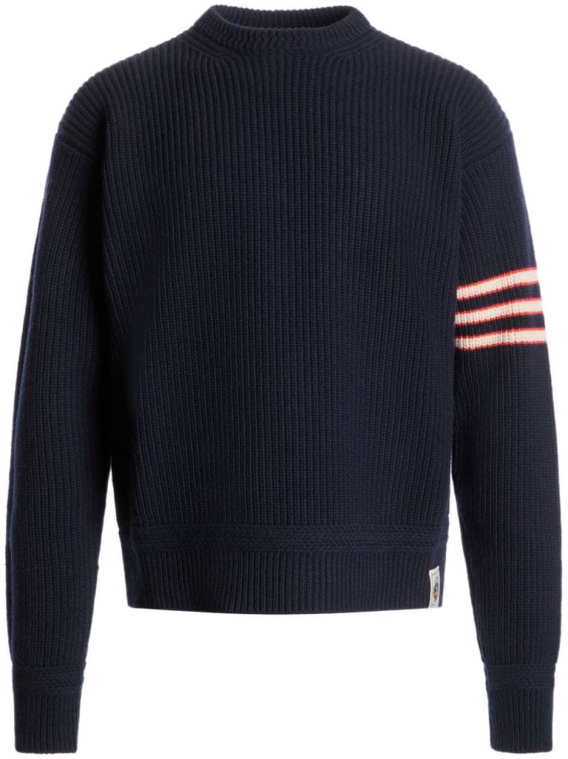 Bally crest-logo wool jumper - Blue von Bally