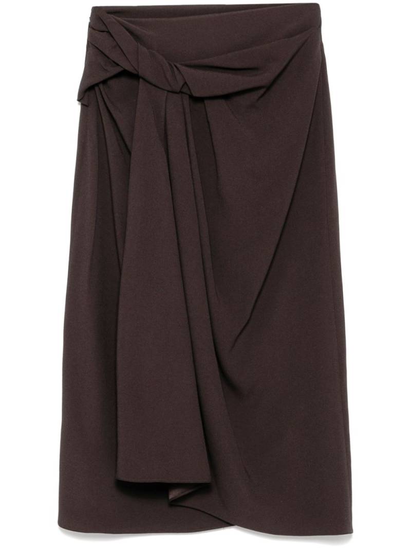 Bally draped skirt - Brown von Bally