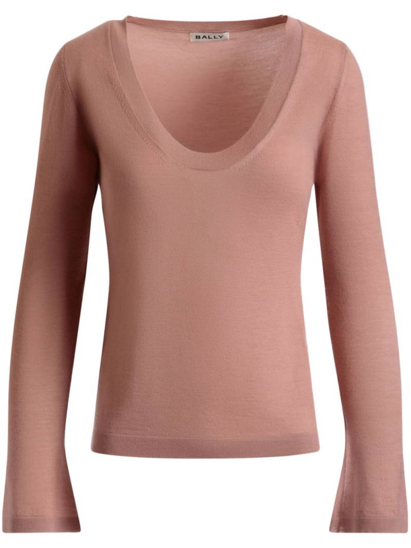 Bally fine-knit cashmere jumper - Pink von Bally