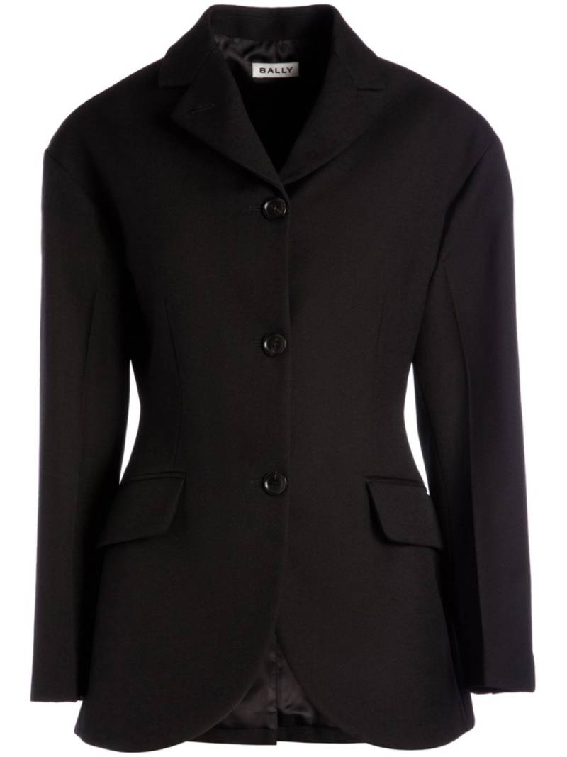 Bally fitted-waist wool jacket - Black von Bally