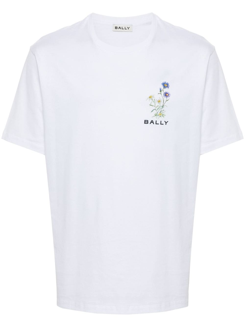 Bally floral-print organic cotton T-shirt - White von Bally