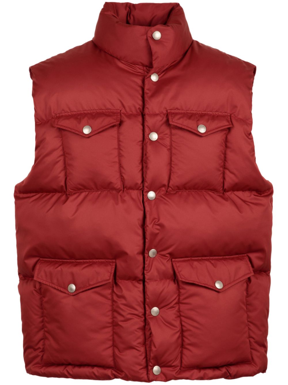 Bally funnel-neck padded gilet - Red von Bally