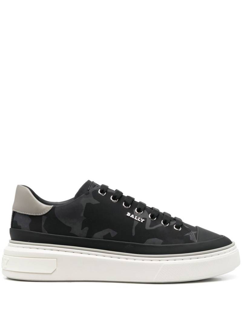 Bally graphic-print low-top sneakers - Black von Bally