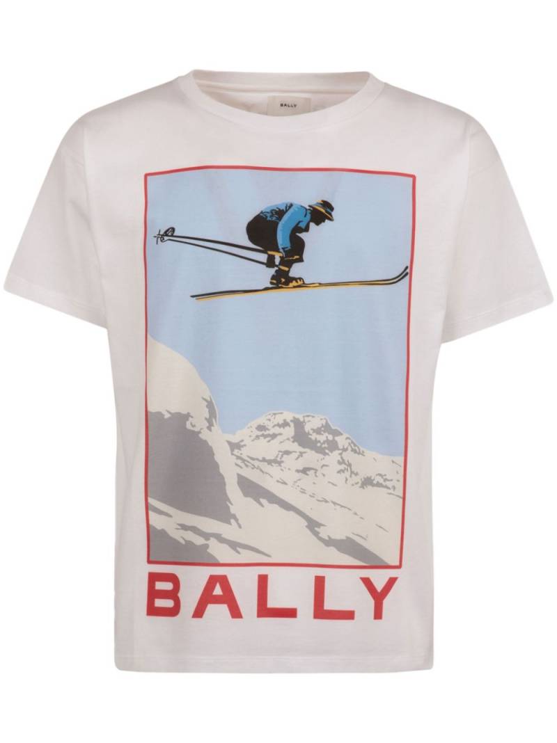 Bally graphic-print organic cotton T-shirt - White von Bally