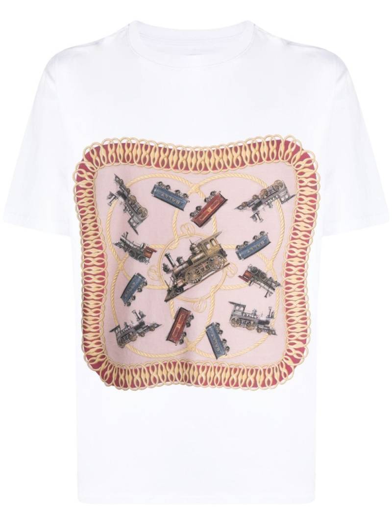 Bally graphic-print organic cotton T-shirt - White von Bally