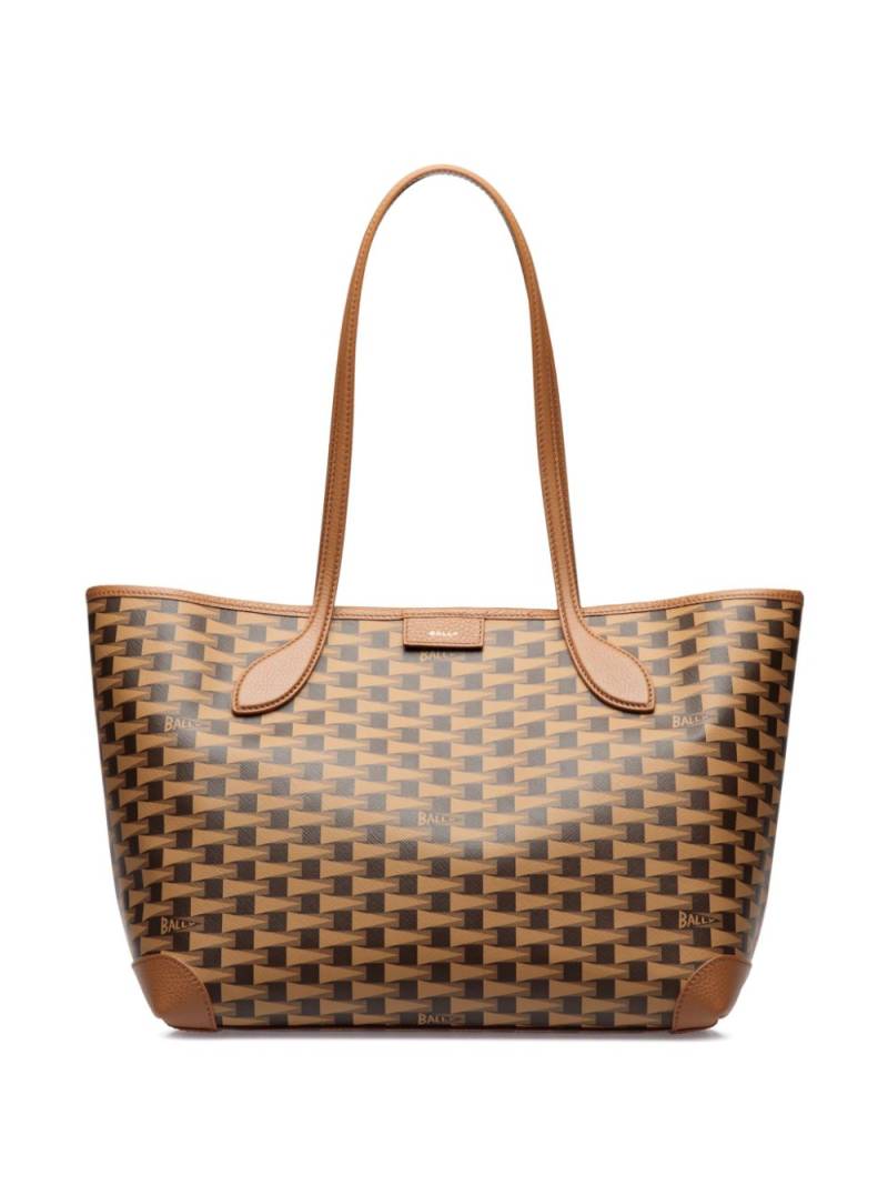 Bally graphic print tote bag - Brown von Bally