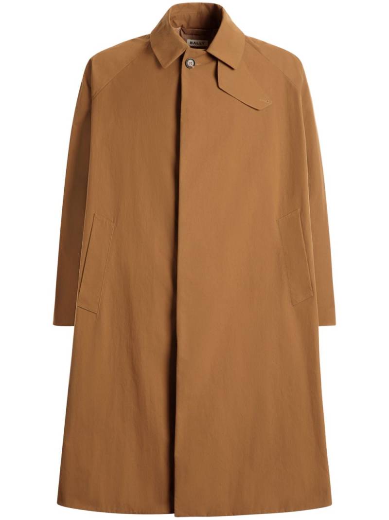 Bally high-neck trench coat - Brown von Bally