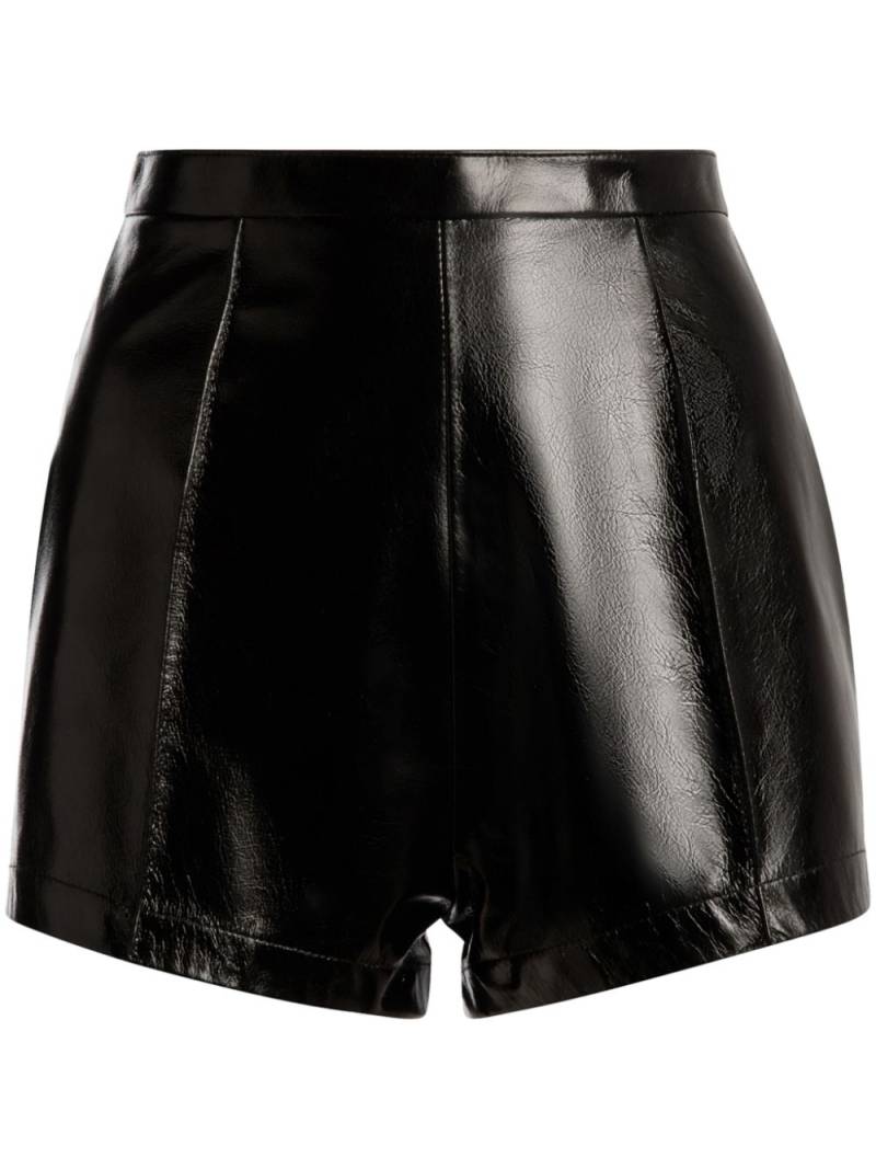 Bally high-shine leather shorts - Black von Bally