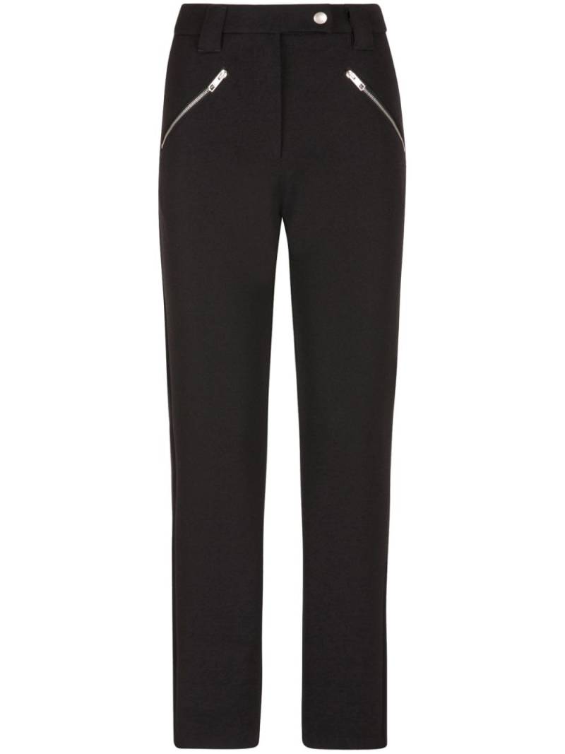 Bally high-waist straight-leg trousers - Black von Bally