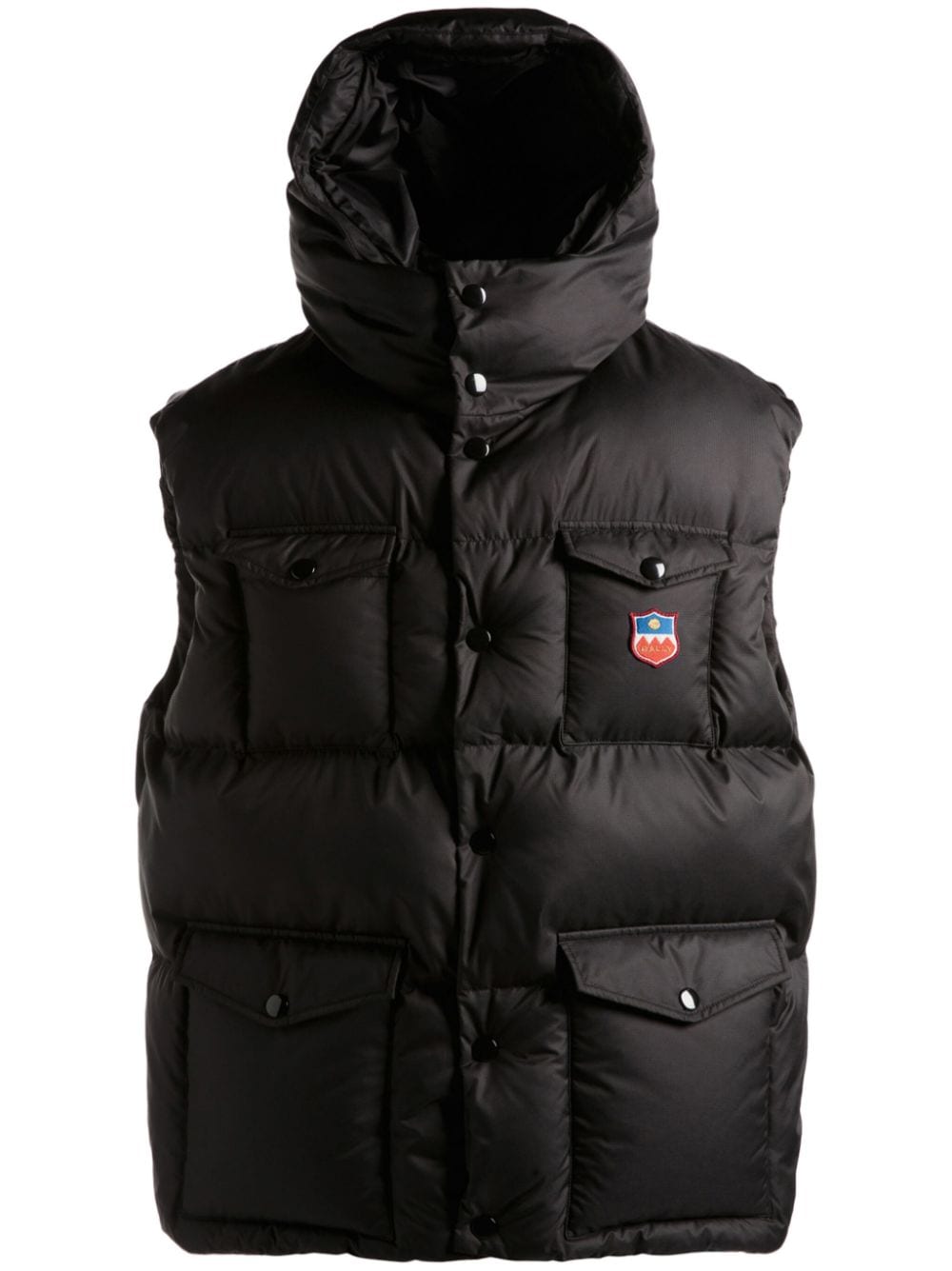 Bally hooded padded gilet - Black von Bally