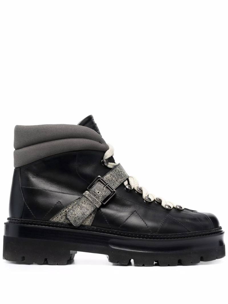 Bally lace-up leather boots - Black von Bally