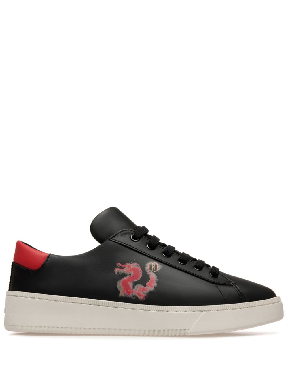 Bally lace-up leather sneakers - Black von Bally