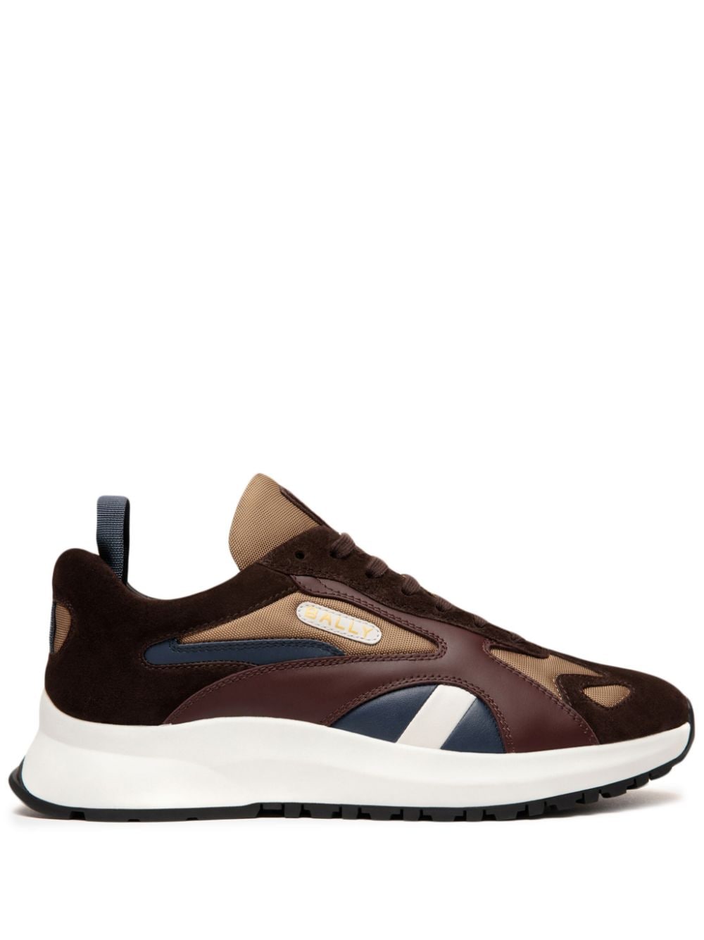 Bally lace-up panelled sneakers - Brown von Bally