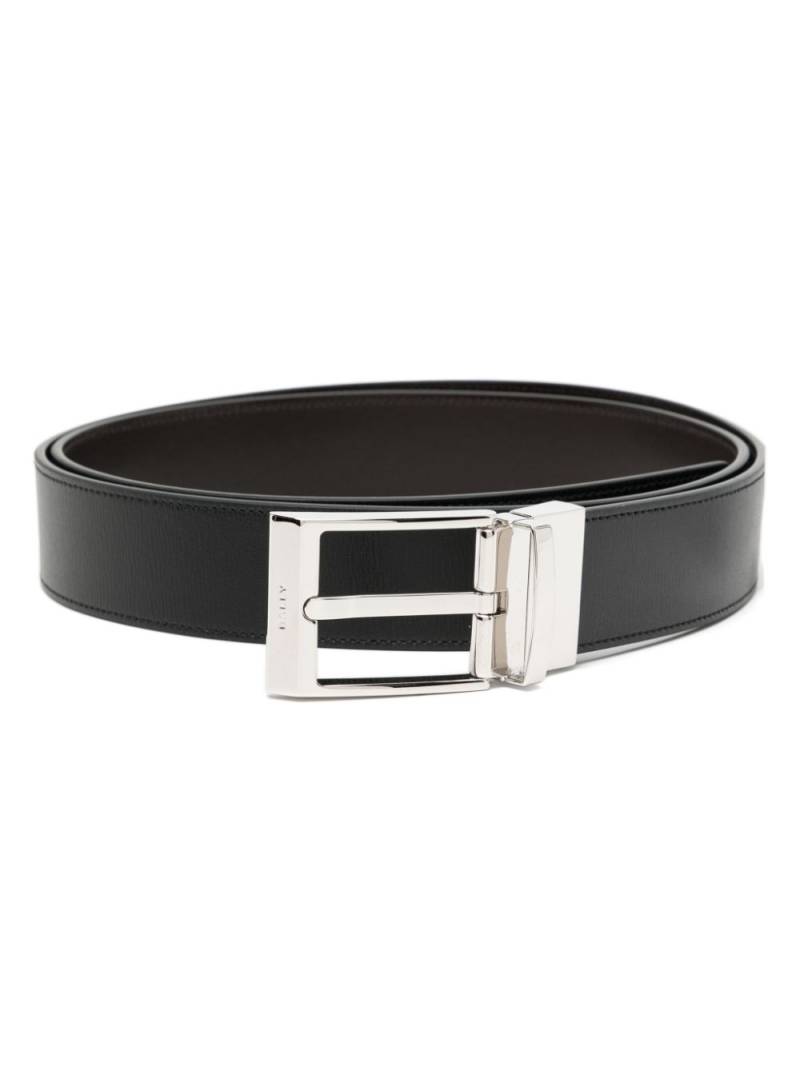 Bally leather bucket belt - Black von Bally